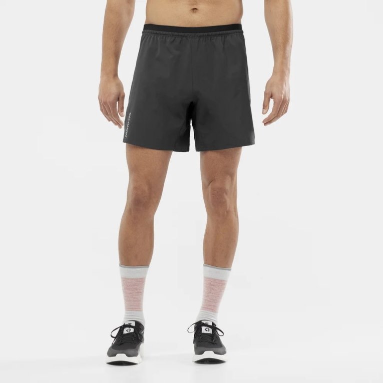 Bermudas Salomon Cross 7\'\' No Liner Hombre Negros | MX OEJG460